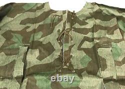 Smock de terrain réversible en camouflage éclaté de l'armée allemande de la Seconde Guerre mondiale - Taille 2 (42-46r)
