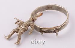 Soldats allemands en attaque 800 argent miniature DAK Corps africain WWII Armée