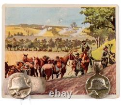 Soldats ensemble bague allemande de la Seconde Guerre mondiale casque en acier épée gravure 1942 armée allemande