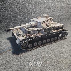 TAIGEN DRAGON Char d’assaut télécommandé en métal de l’armée allemande Pz. Kpfw. IV 116 de la Seconde Guerre mondiale À LIRE