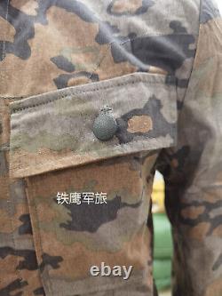 Taille S Wwii Armée Allemande M43 Automne Chêne Camo Tunique & Pantalons
