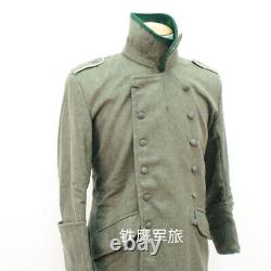 Taille Unique L Armée Allemande M36 Champ Laine Grise Greatcoat Coat