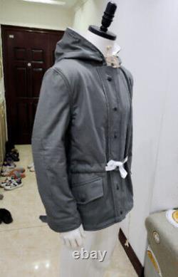 Taille XL Manteau de camouflage gris souris de l'armée allemande de la Seconde Guerre mondiale et parka réversible blanche d'hiver