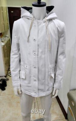 Taille XL Manteau de camouflage gris souris de l'armée allemande de la Seconde Guerre mondiale et parka réversible blanche d'hiver