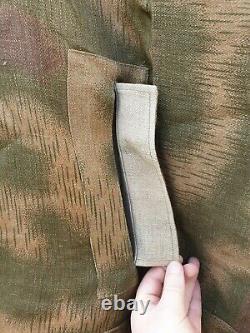 Tan And Water Camo Smock Original Cloth Wh Panzergrenadier Ww2 Allemand