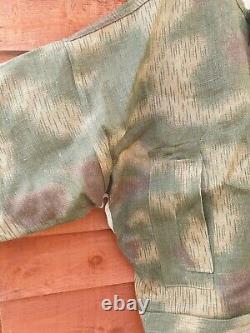 Tan And Water Camo Smock Original Cloth Wh Panzergrenadier Ww2 Allemand