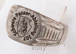 Tank WWII Ring Lourde Division de Panzer 507 ALLEMAND ww2 WEHRMACHT Force Blindée ARMÉE