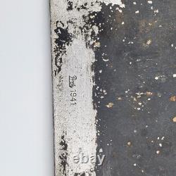 Téléphone de campagne allemand original de la Seconde Guerre mondiale 1941, pièce métallique de l'armement WaA898 de l'armée 1941