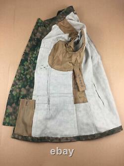 Traduire ce titre en français : Veste de terrain allemande Hbt Dot44 Camouflage pois M43 Pantalon Reproduction de la Seconde Guerre mondiale Taille L