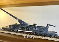 Train Gun Armée Allemande Wwii Ho Gauge 1/87 Travaux De Précision Chemin De Fer Nazi Troisième