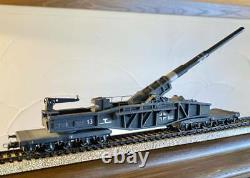 Train Gun Armée Allemande Wwii Ho Gauge 1/87 Travaux De Précision Chemin De Fer Nazi Troisième