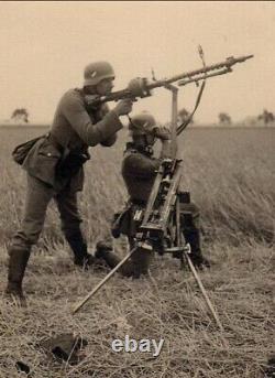 Transporteur double de tambour d'origine de l'armée allemande de la Seconde Guerre mondiale Wehrmacht M G 3 4 & M G 4 2