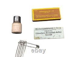 Trousse médicale allemande datée de 1941 de la Seconde Guerre mondiale, Croix-Rouge avec contenu, armée