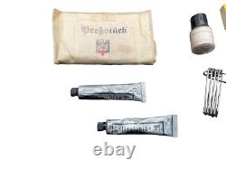 Trousse médicale allemande datée de 1941 de la Seconde Guerre mondiale, Croix-Rouge avec contenu, armée