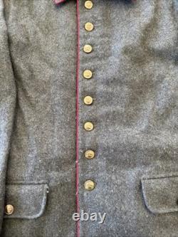 Tunique de campagne allemande de la Première Guerre mondiale Waffenrock M07/10, reproduction, manteau gris, taille 40