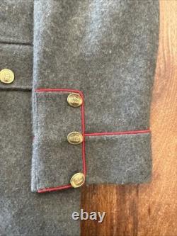 Tunique de campagne allemande de la Première Guerre mondiale Waffenrock M07/10, reproduction, manteau gris, taille 40