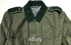 Tunique de combat en laine grise champ M1936 M36 de l'armée allemande de la Seconde Guerre mondiale