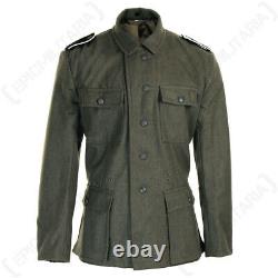 Tunique en laine M43 de l'armée allemande d'élite WW2 Repro Uniform Jacket Shirt de toutes tailles Nouveau