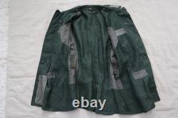 Tunique originale de l’armée allemande de la Seconde Guerre mondiale en tissu HBT, veste d’uniforme