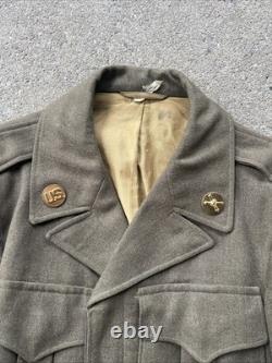 Uniforme de la veste Ike des forces de la constabulary de la 7e armée américaine de la Seconde Guerre mondiale, fabriqué en Allemagne, broderie en fil d'or BB334