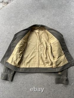 Uniforme de la veste Ike des forces de la constabulary de la 7e armée américaine de la Seconde Guerre mondiale, fabriqué en Allemagne, broderie en fil d'or BB334