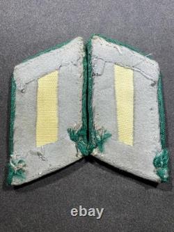 Uniforme judiciaire à col de la Wehrmacht allemande de la Seconde Guerre mondiale WWII Heer Army Wehrmachtbeamte