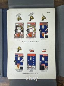 Uniformes de cavalerie de l’armée allemande de la Première Guerre mondiale, planches militaires en couleur impériales, 1939, COMPLET