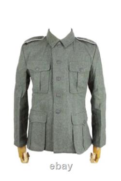 VESTE ET PANTALON EN LAINE DE CHAMP DE L'ARMÉE ALLEMANDE M40 TAILLE L RÉPLIQUE DE LA SECONDE GUERRE MONDIALE
