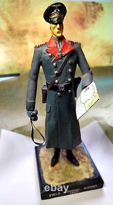 VTG Allemand Maréchal Erwin Rommel WWII Figurine Personnalisée 12 Fait Main Arts