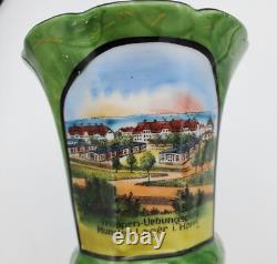 Vase de caserne militaire de soldat de la Wehrmacht allemande originale de la Seconde Guerre mondiale WWII à Munster