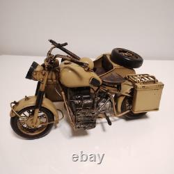 Vélo sidecar de l'armée allemande de la Seconde Guerre mondiale en jouet en métal