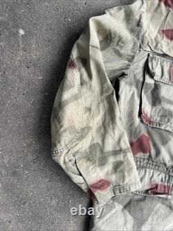 Veste de champ camouflée BGS de l'armée ouest-allemande 1968 Taille 48 Z141