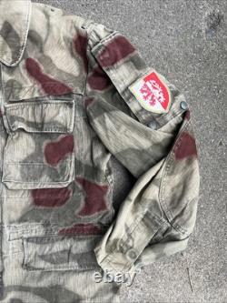 Veste de champ camouflée BGS de l'armée ouest-allemande 1968 Taille 48 Z141