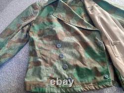 Veste de char camouflée allemande de la Seconde Guerre mondiale