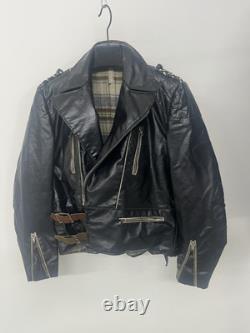 Veste de moto allemande vintage d'après-guerre 42