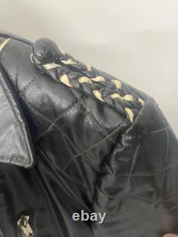 Veste de moto allemande vintage d'après-guerre 42