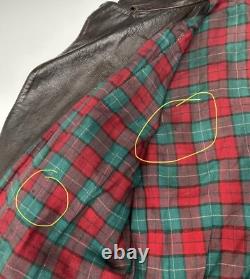 Veste de moto en cuir allemande originale des années 30-40 de la WWII marron DRP Zipp