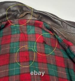 Veste de moto en cuir allemande originale des années 30-40 de la WWII marron DRP Zipp