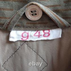 Veste de terrain camouflée en goutte de pluie de l'armée est-allemande bleu militaire vintage style Seconde Guerre mondiale