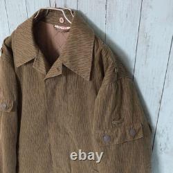 Veste de terrain camouflée en goutte de pluie de l'armée est-allemande bleu militaire vintage style Seconde Guerre mondiale