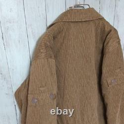 Veste de terrain camouflée en goutte de pluie de l'armée est-allemande bleu militaire vintage style Seconde Guerre mondiale