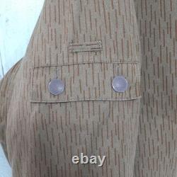 Veste de terrain camouflée en goutte de pluie de l'armée est-allemande bleu militaire vintage style Seconde Guerre mondiale