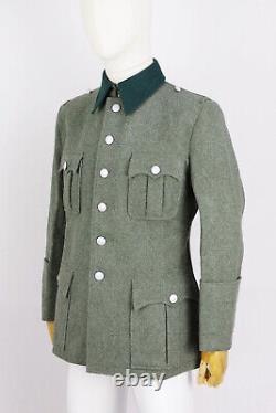 Veste de terrain en laine pour officier de l'armée allemande M36, pantalon et veste assortis, taille XL.