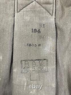 Veste en laine de l'armée allemande M36 rare de la Seconde Guerre mondiale de 1938 vintage