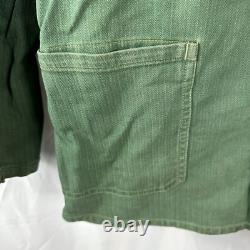 Veste en toile HBT à motif treillis de l'armée allemande Heer de la Seconde Guerre mondiale