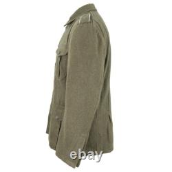 Veste reproduite en laine grise de terrain M40 allemande de la Seconde Guerre mondiale - Armée - Toutes tailles - Neuf
