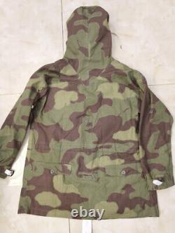 Veste réversible de smock de montagne camouflage italien de l'armée allemande, reproduction de la Seconde Guerre mondiale, taille XL.