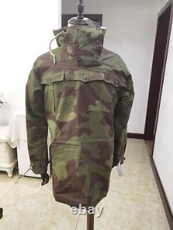 Veste réversible de smock de montagne camouflage italien de l'armée allemande, reproduction de la Seconde Guerre mondiale, taille XL.