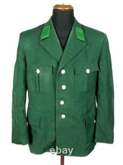 Veste-tunique vintage d’officier du service forestier de l’armée allemande, époque Seconde Guerre mondiale