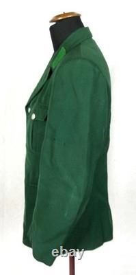 Veste-tunique vintage d’officier du service forestier de l’armée allemande, époque Seconde Guerre mondiale